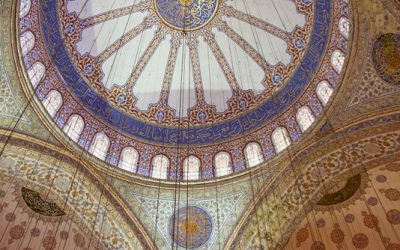 Plafond Blauwe Moskee