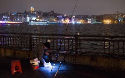 Visser aan de Bosporus